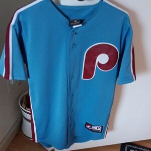Majestic Kids Jersey in Blue and Maroon